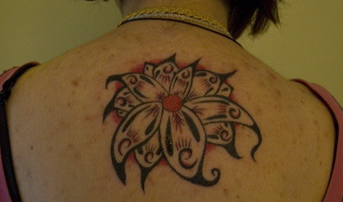 Color Tattoo Flowers 1