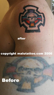 Tattoo Re-work Skull