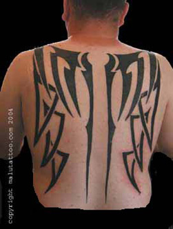 Tribal Tattoo Wings